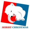 シロクマクリスマスイラスト25