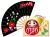 絵馬と扇
