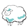 年賀状素材・羊