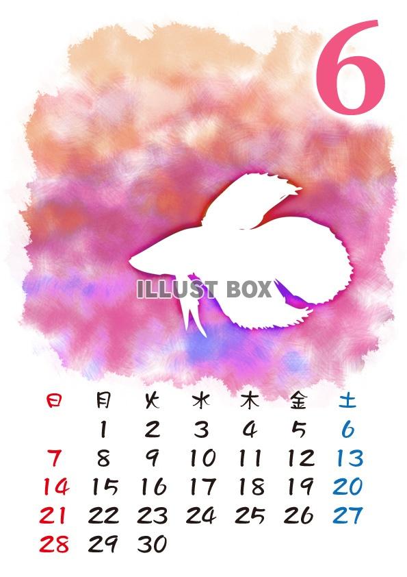 【2015カレンダー】七色幻想　6月