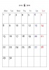 2015年6月縦型カレンダー7