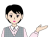 受付嬢　受付