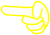 シンプル指アイコン４【透過PNG】