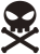 ドクロアイコン１【透過PNG】