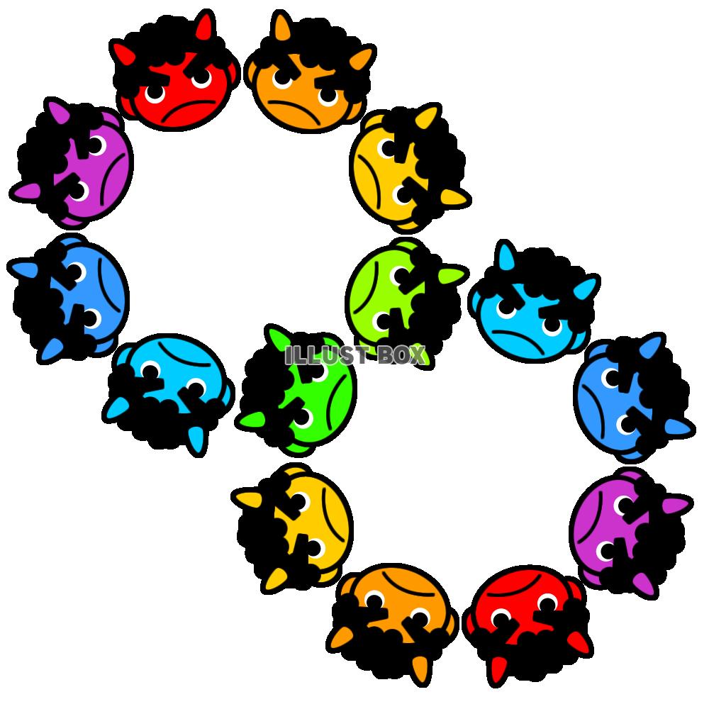 【透過png】節分イラスト