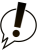 フキダシに入ったビックリマーク13（吹き出し内も透過）【透過PNG】