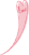 文字入りのハート(ピンク)