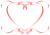 リボンのハート４【透過PNG】