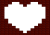 板チョコのハートのフレーム【透過PNG】