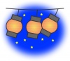 【透過png】３連ちょうちん13