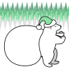 【透過png】クリスマスカード用イラスト3