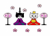 ねこまる＆くろのおひなさま【透過】PNG