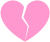 ブロークンハート【透過PNG】