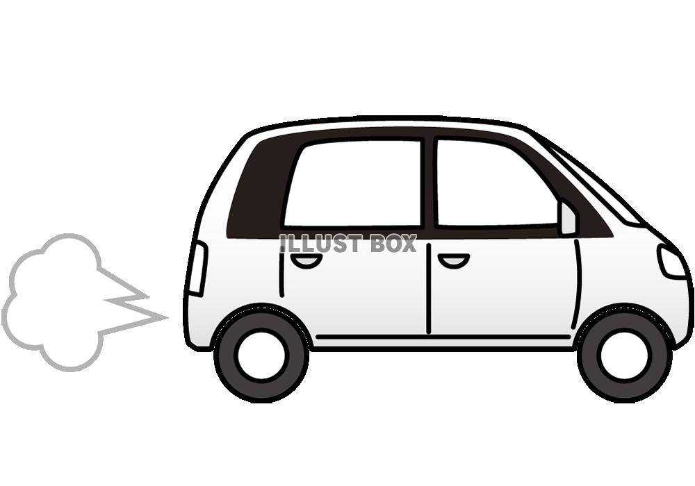 無料イラスト シンプルな車 １ 透過png