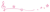 ト音記号と桜の花のライン【透過PNG】