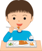 給食の時間２　透過png