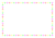 カラフル肉球フレーム１【透過PNG】