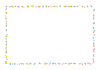 カラフルな四角のシンプルフレーム