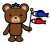 こどもの日のクマ2　(透過PNG)