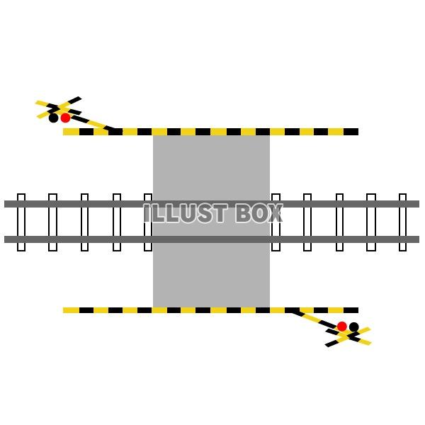 踏切 イラスト無料