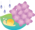 カタツムリと紫陽花