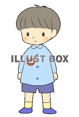 幼稚園児・男の子（透過PNG）