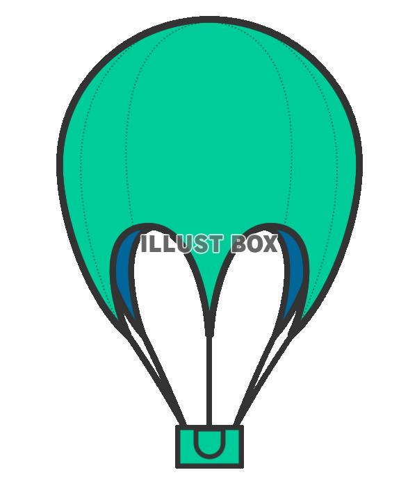 【透過png】緑の気球3