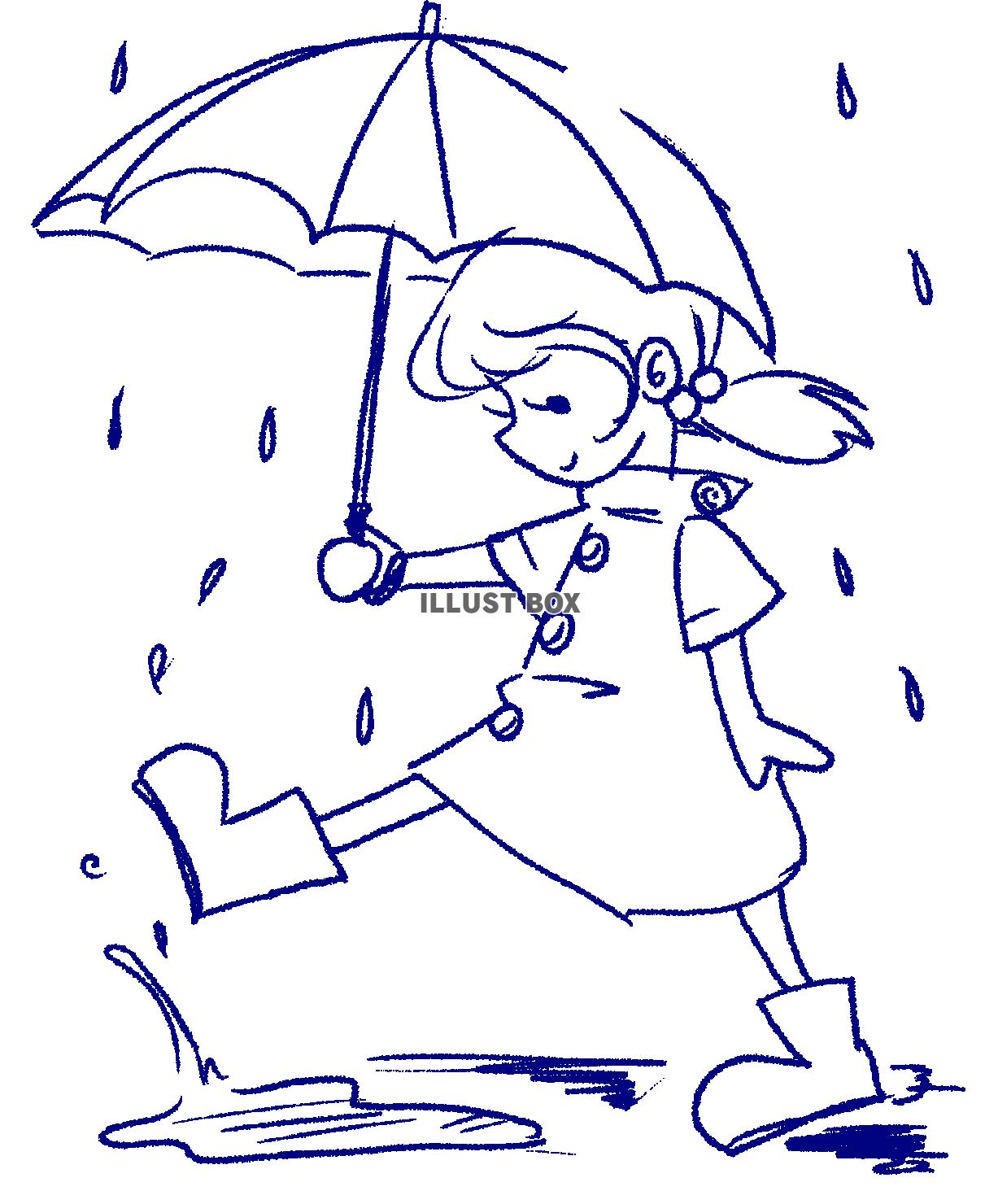 【透過png】雨降り