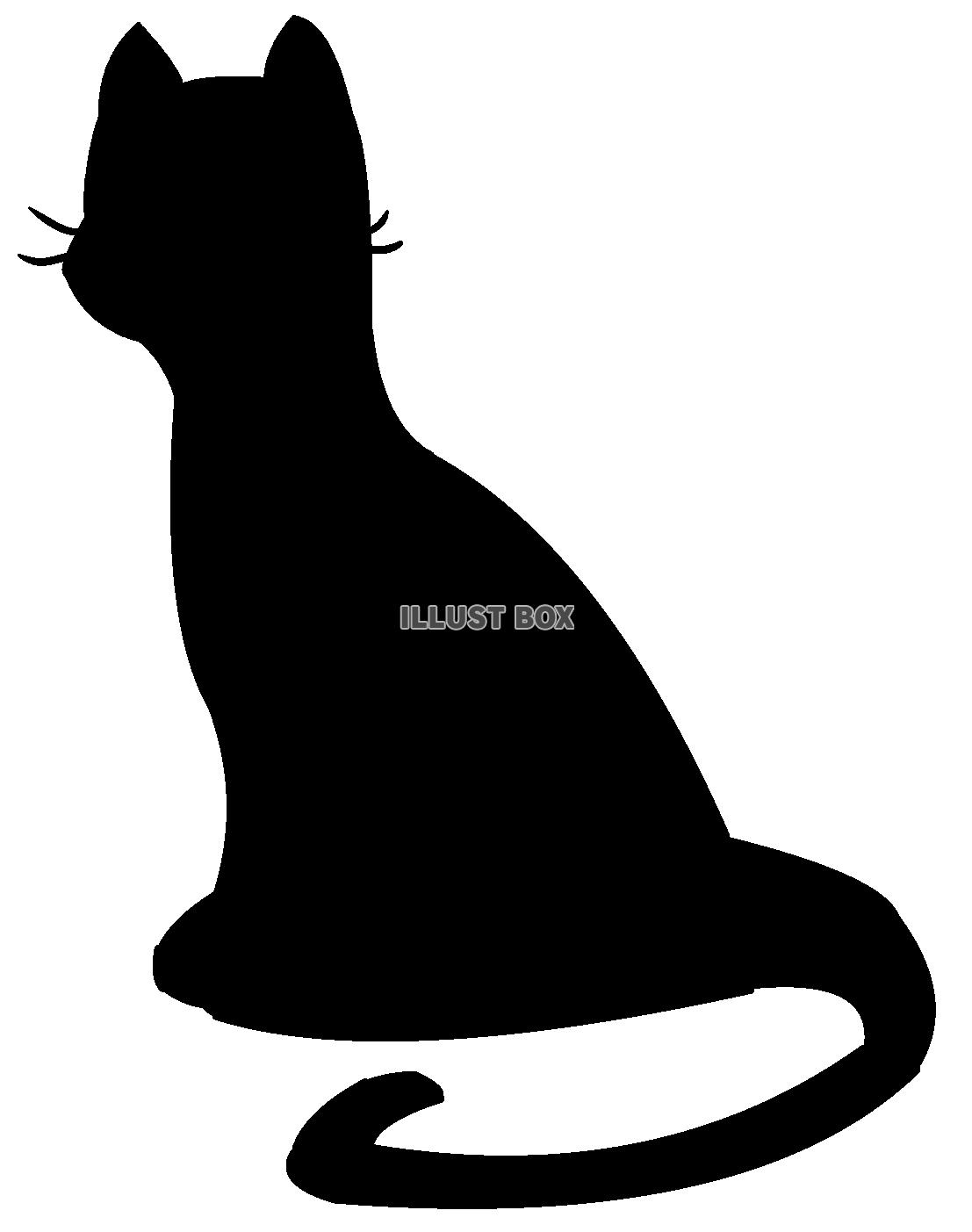 【透過png】切り絵風猫