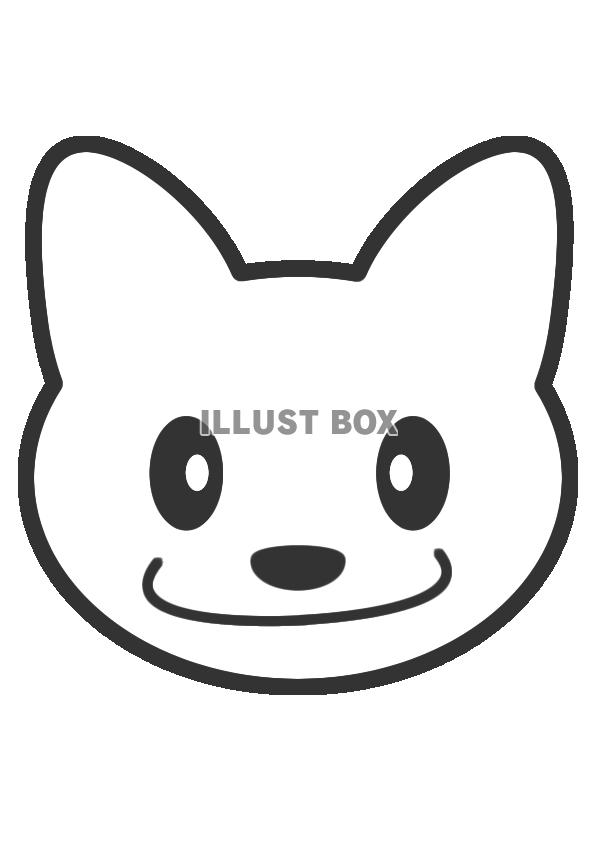 【透過png】ぬりえワンコ4