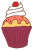 【透過png】カップケーキ