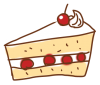 【透過png】ショートケーキ