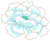 【透過png】和柄素材の花５