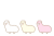 もこもこアルパカのイラスト
