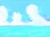 青空と海