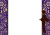 花火和柄フレーム１　女性シルエット付【透過PNG】