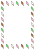 ソフトクリームのフレーム（縦）　(透過PNG)