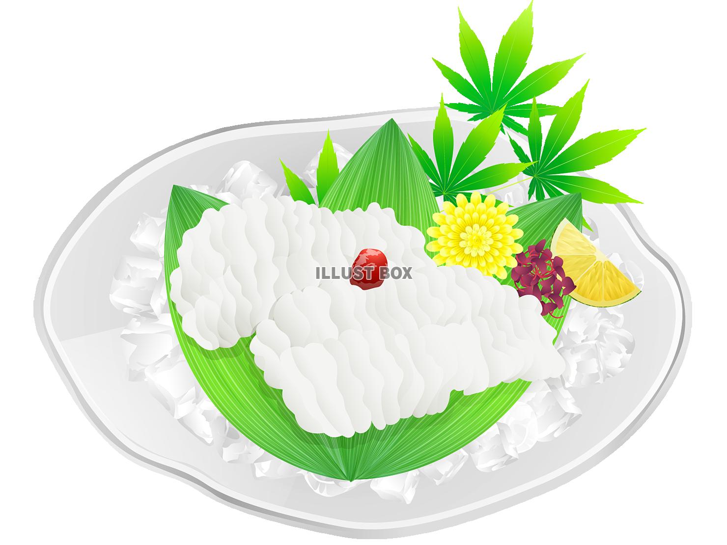 ハモの湯引き(eps・png)