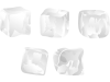 正方形の氷（eps・png）