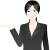 案内するOL・ビジネスウーマン（png・eps）