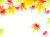 もみじの背景（png・eps）