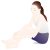 スポーツウェアを着て足のマッサージをする女性（png・CSeps）