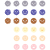 悪玉菌と善玉菌のアイコンセット（png・CSeps）