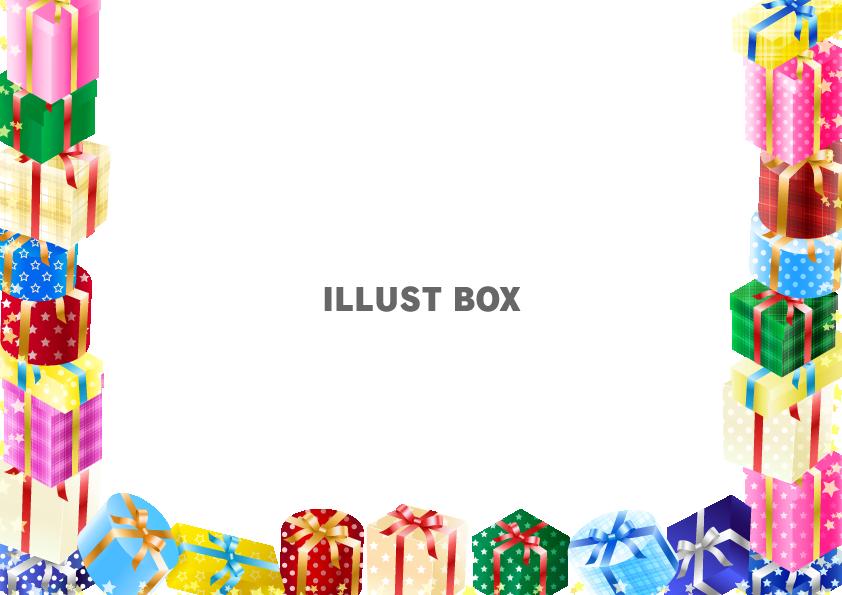 プレゼントボックスの背景（jpg・CS4eps）