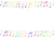 音符フレーム２（五線譜あり）【透過PNG】