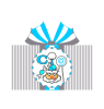 【透過png】クリスマスギフトボックス46