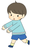 子供・男の子（透過PNG）