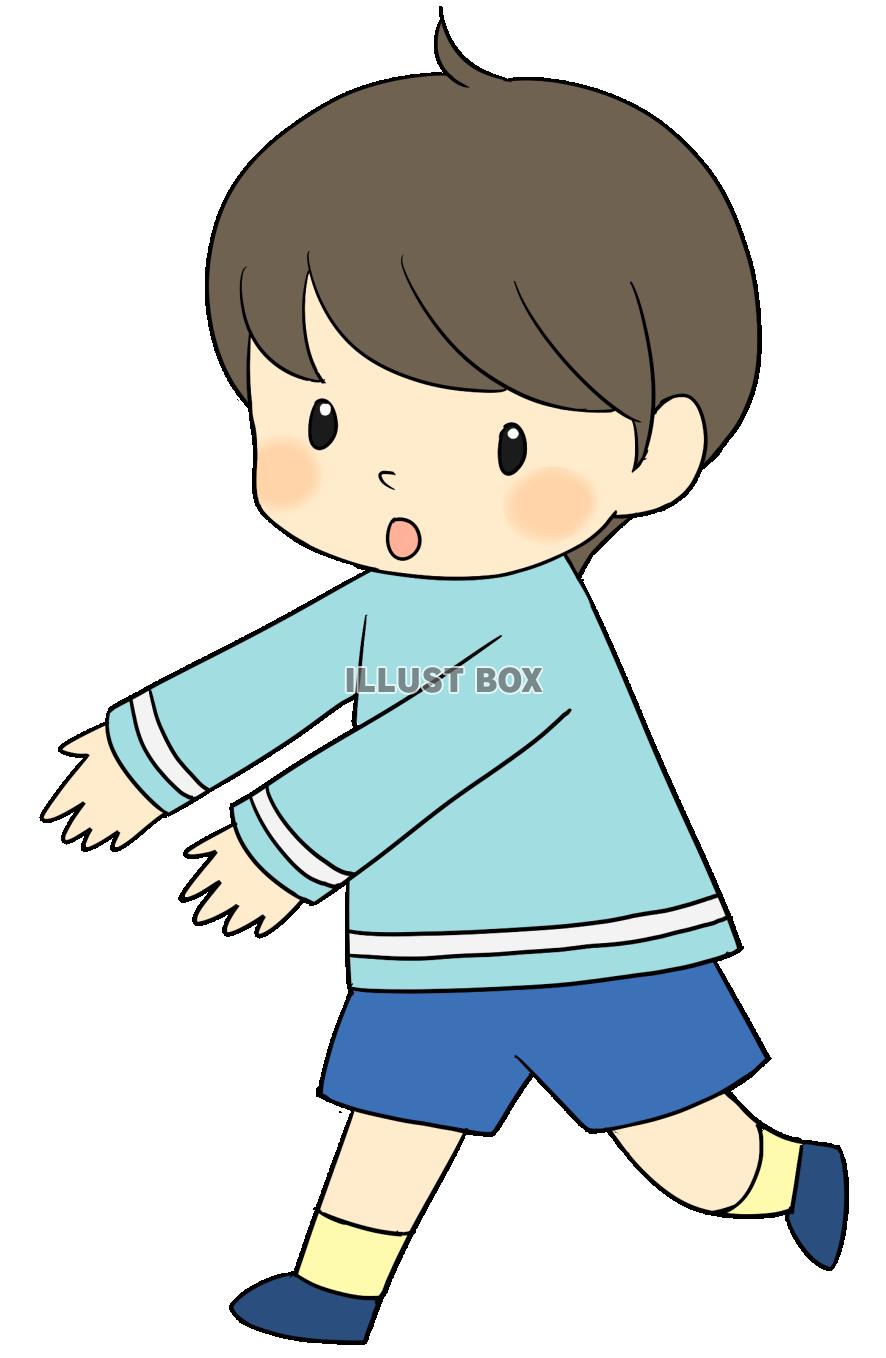 子供・男の子（透過PNG）