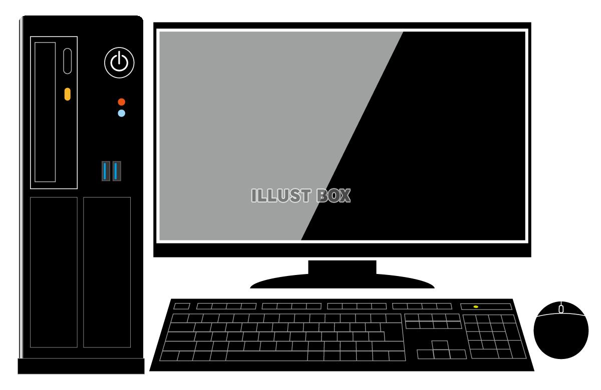 無料イラスト デスクトップpc