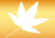 モミジの白抜きフレーム【透過PNG】